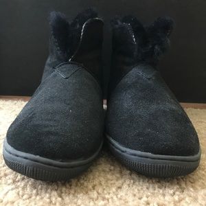 Short Black Bearpaw Boots